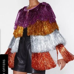 Colorful Fringe Jacket
